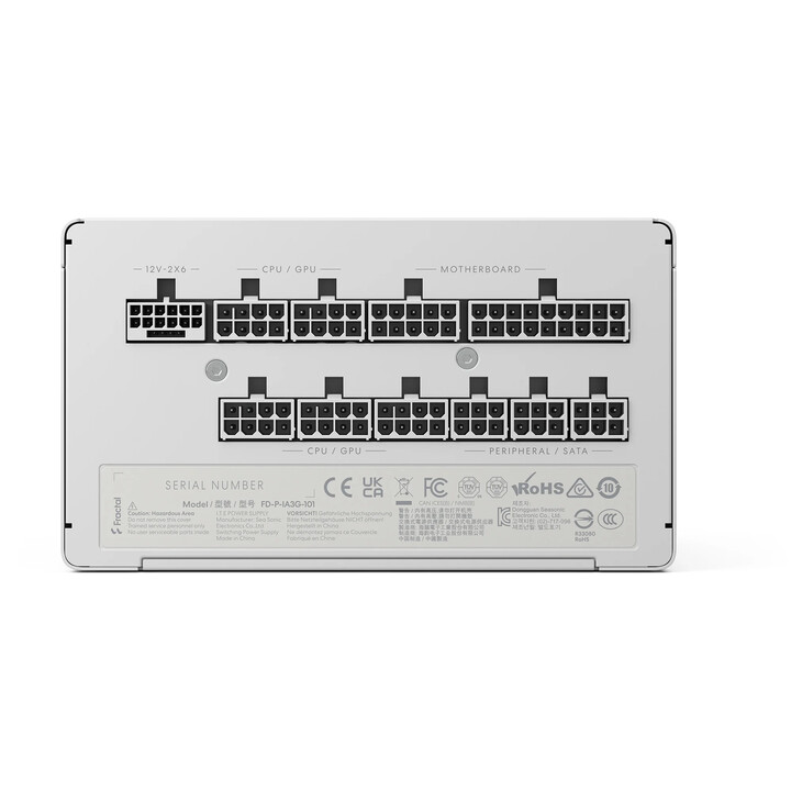 Fractal Design Ion 3 80+ Gold White Power Supply (fd-p-ia3g-101)