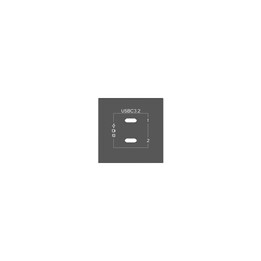 Kramer Room Connectivity Passive Black Module With 1 Usbc Ff Port Input. Male Output- Md-c/cm(b) (80-000357)