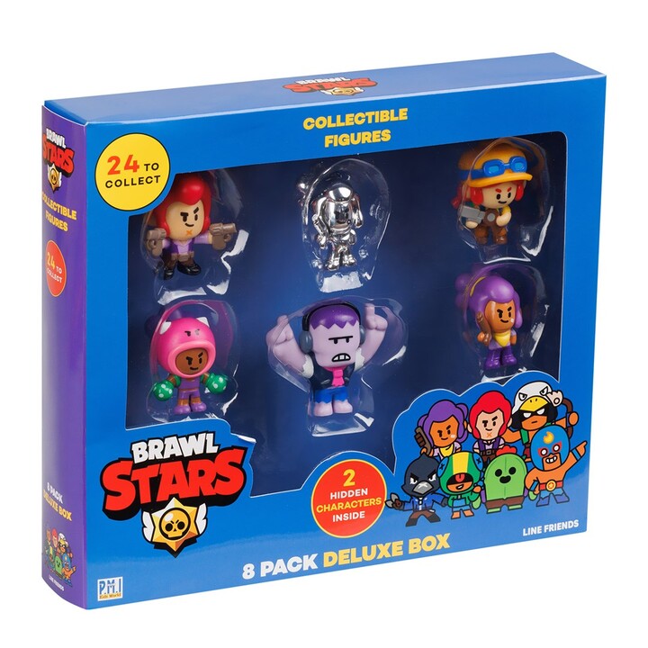 BRAWL STARS 1 FIGURAS - CAIXA DELUXE COM 8 UNIDADES VER.C