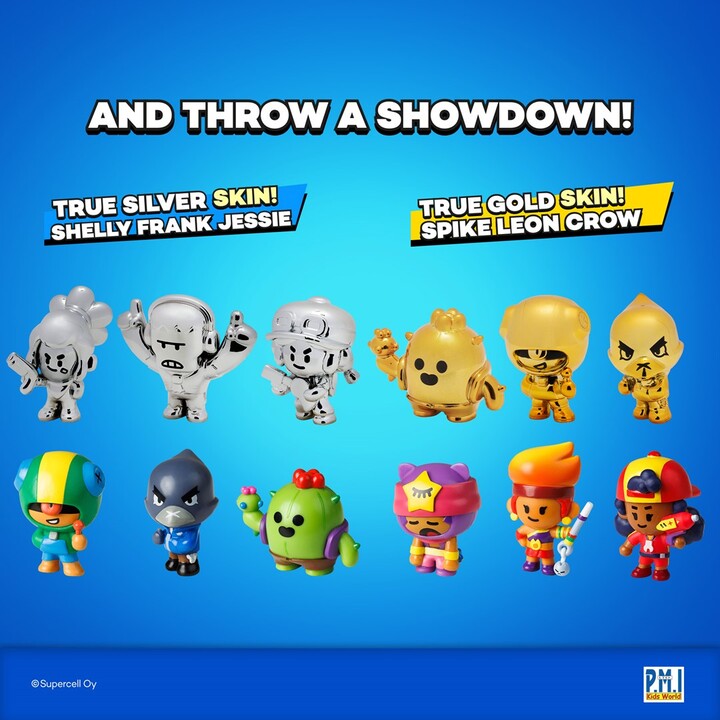 FIGURE BRAWL STARS S1 - CONFEZIONE DA 8 SCATOLA DELUXE VER.C