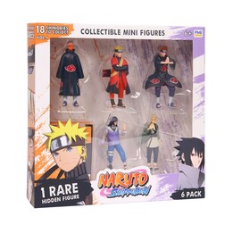 FIGURAS DE NARUTO SHIPPUDEN - EDIÇÃO DELUXE COM 6 UNIDADES VER. d