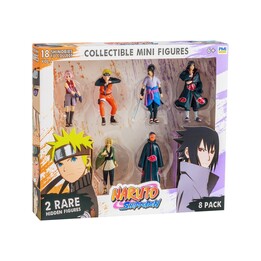 FIGURAS DE NARUTO SHIPPUDEN - EDIÇÃO DELUXE COM 8 UNIDADES VER. c
