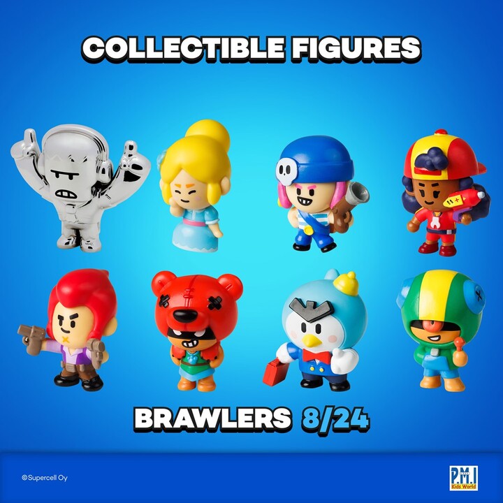 FIGURE BRAWL STARS S1 - CONFEZIONE DA 8 SCATOLA DELUXE VER.B