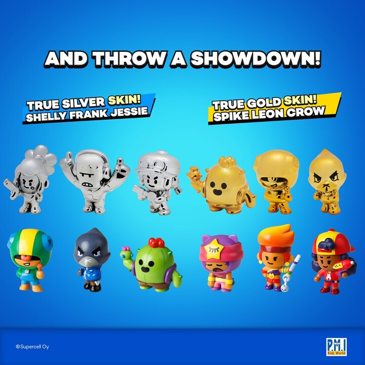 BRAWL STARS 1 FIGURAS - CAIXA DELUXE COM 8 UNIDADES VER.B