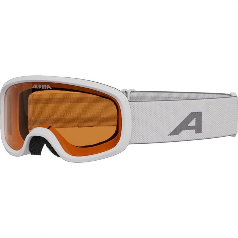 Gafas de esquí Alpina Piney 2.0 blancas mate para niños