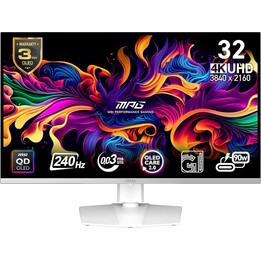Monitor Msi Mpg 321Urxw Qd-Oled 31,5" Games/4K Qd-Oled Panel 16:9 240 Hz 0,03 Ms Mpg321Urxwqd-Oled