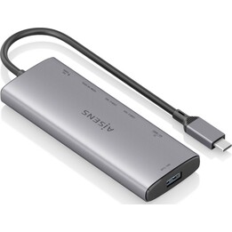 Aisens Usb-C Dock 7 em 1, Usb-C A 1xhdmi, 1xusb-A 10g, 2xusb-C 10g, 1xsd, 1xmicro Sd, 1xusb-C Pd 100w