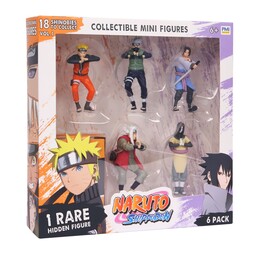 FIGURE NARUTO SHIPPUDEN - CONFEZIONE DA 6 EDIZIONE DELUXE VER. b