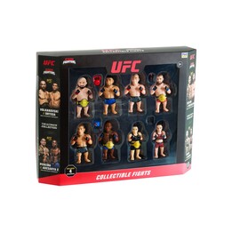 UFC OCTAGON FIGHTERS S1 COLLECTIBLE FIGHTS - CAIXA DELUXE COM 8 FIGURAS