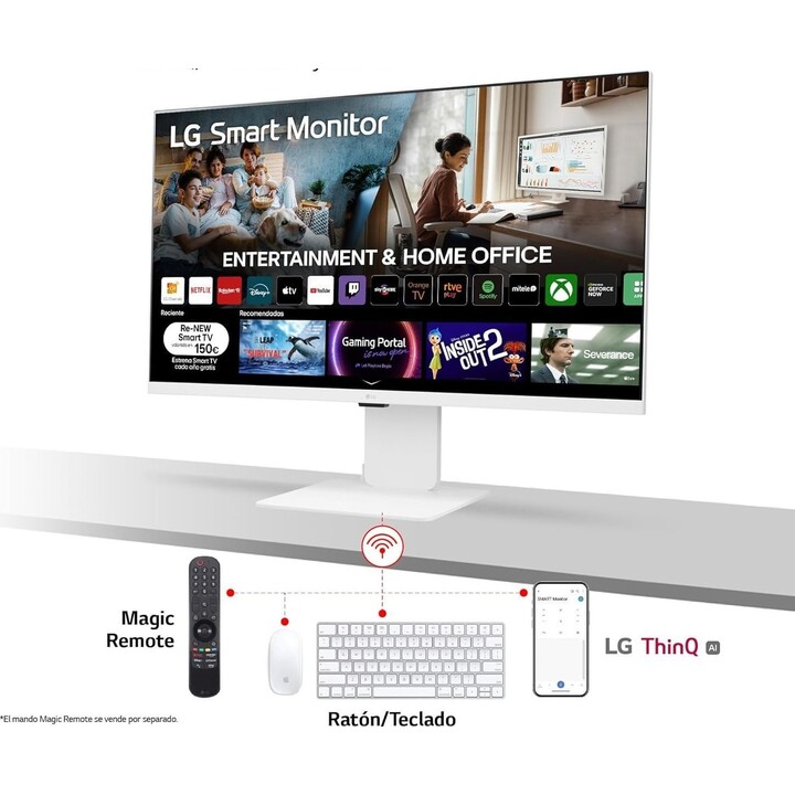 LG 32U850SA-W Pantalla para PC 80 cm (31,5") 3840 x 2160 píxeles 4K Ultra HD LED Blanco