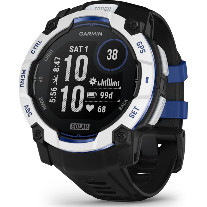 GPS Solaire Garmin Instinct 3 50 mm - Blanc