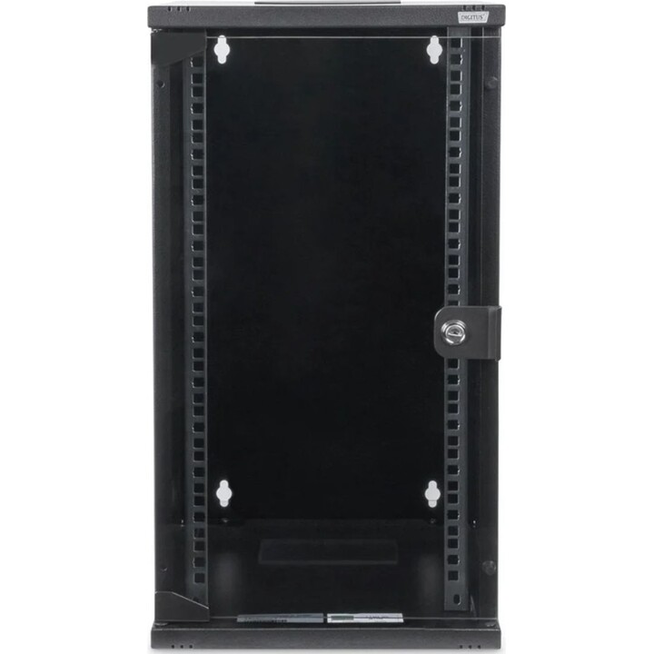 Custodia a muro 12U 254 mm (10") 592x312x300 mm, nero (RAL 9005)