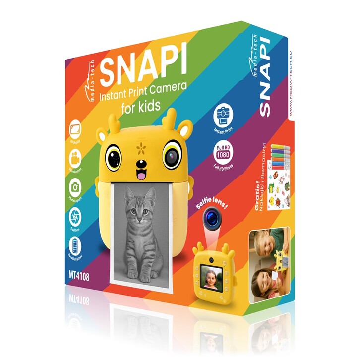 Digitale Kinderkamera mit Thermodrucker SNAPI MT4108