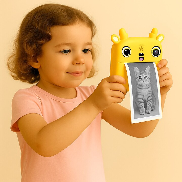 Câmera digital infantil SNAPI MT4108 com impressora térmica