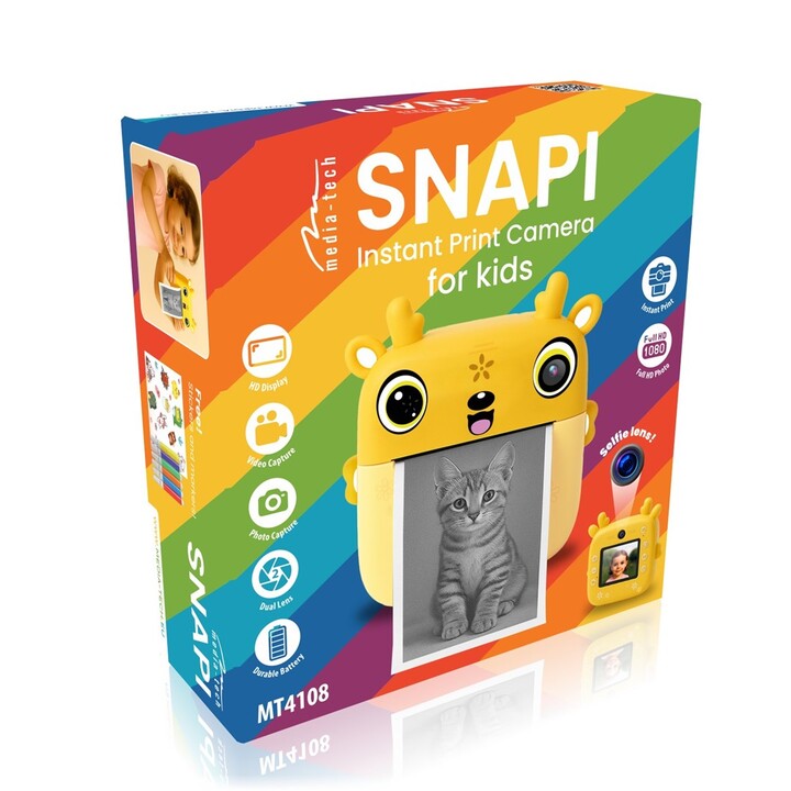 SNAPI MT4108 Kids Digital Camera with Thermal Printer