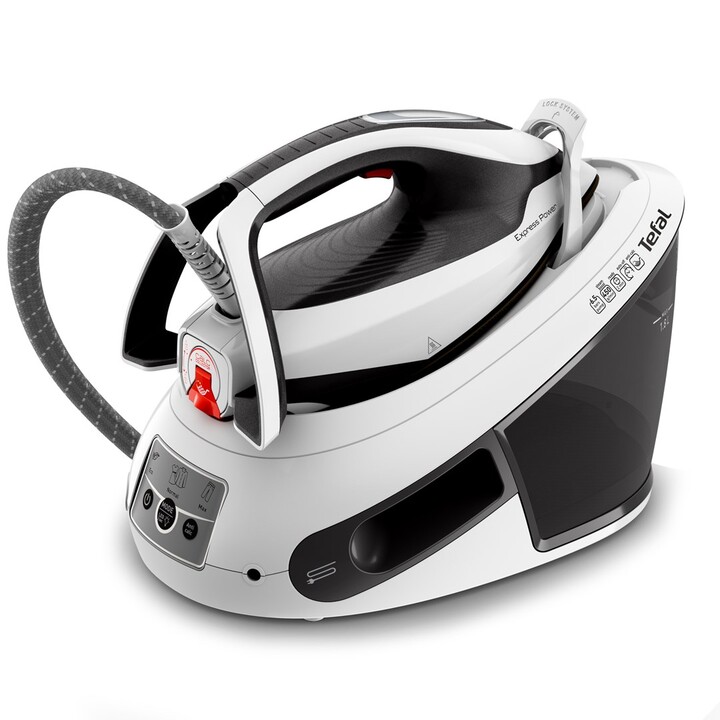 Tefal Express Power SV8130 2800 W 1,8 L Durilium AirGlide Autoclean soleplate Noir, Blanc