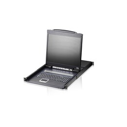 Console rack ATEN CL1308N-ATA-AU 48,3 cm (19") Nero 1U