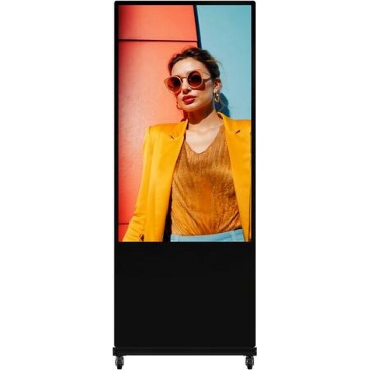 Hikvision DS-D6055UN-D/S painel de controlo de imagem Desenho de quiosque 139,7 cm (55") LED Wifi 500 cd / m² 4K Ultra HD Negro 