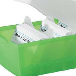 HAN Card File Support Plates DIN A8 Transparent