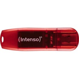 Intenso Rainbow Line 128GB - Vermelho