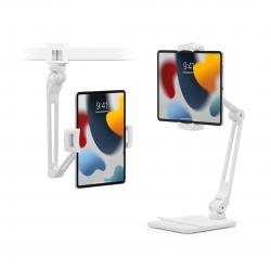 Adjustable stand for iPads white