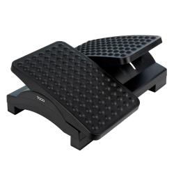 Poggiapiedi Tooq / Altezza e inclinazione regolabili / Nero / TQFR0604-B
