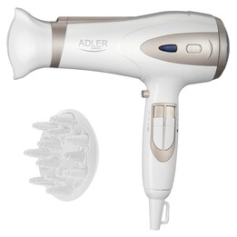 SÈCHE-CHEVEUX ADLER AD 2248WC BLANC ET CHAMPAGNE