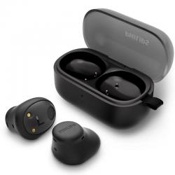 Philips TAT2149 Bluetooth-Kopfhörer mit Ladecase / 6 Stunden Akkulaufzeit / Schwarz