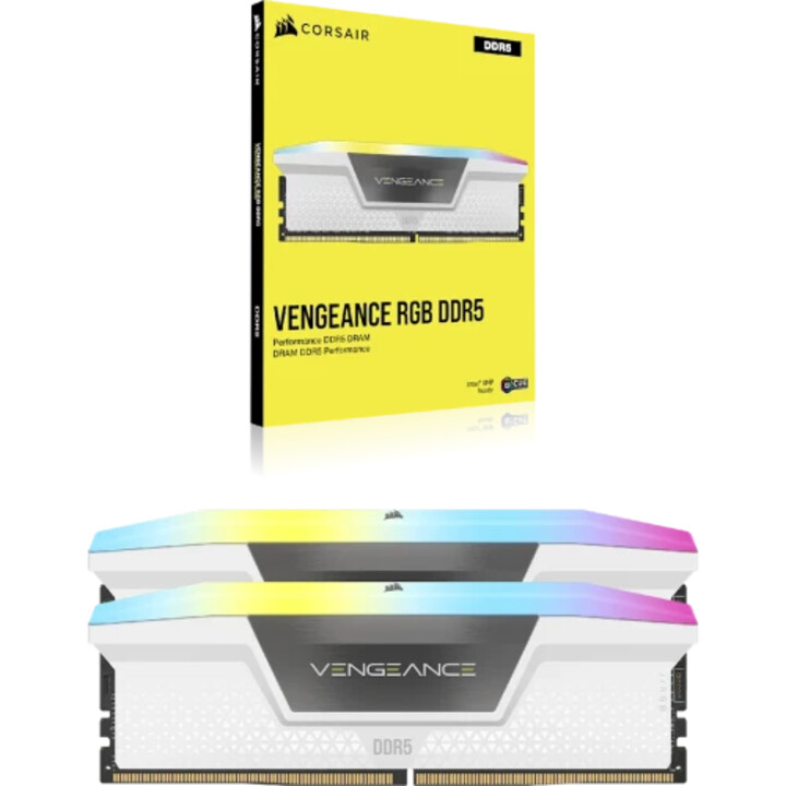 Module de mémoire Corsair Vengeance RGB CMH32GX5M2X7200C34W 32 Go (2 x 16 Go) DDR5 7200 MHz