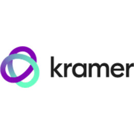 Kramer Room Connectivity Plus, elegante scatola di connettività da tavolo nera con coperchio per 6 moduli - T-in6-rec2(b) (80-00