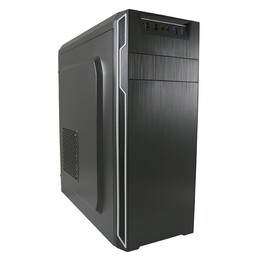 Gabinete LC Power PC LC-7038B-ON Midi-Tower Preto