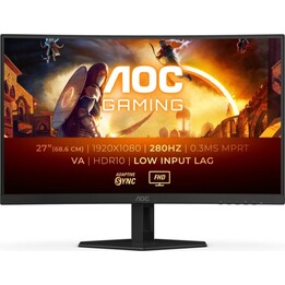 Moniteur Incurvé AOC C27G4ZXE 27" LED Rapide VA FullHD 280Hz 1ms