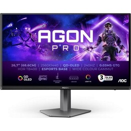 Monitor AOC AGON AG276QZD2 26.7" QD-OLED QHD 240Hz 0.03ms HDR 400 Adaptive Sync