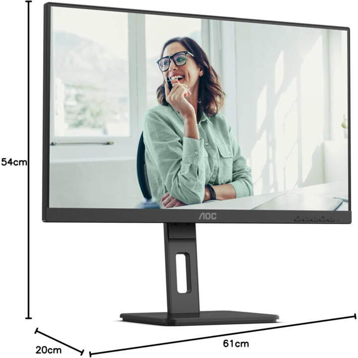 Moniteur AOC Q27P3CV 27 pouces QHD, 100 Hz, IPS, 4 ms GtG, synchronisation adaptative