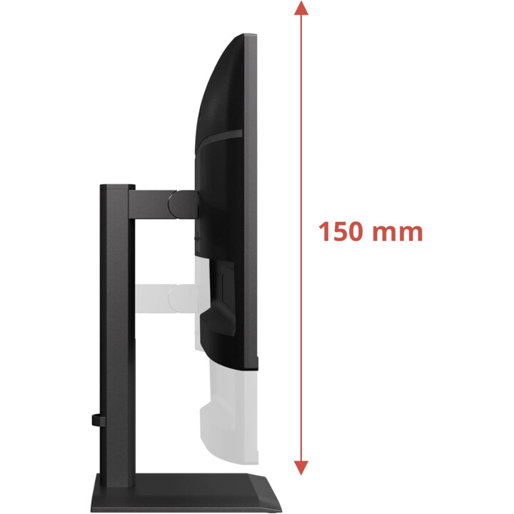 Monitor AOC 24B3CF2 24 polegadas FHD, 120 Hz, IPS, 1 ms MPRT, sincronização adaptativa, altura ajustável,