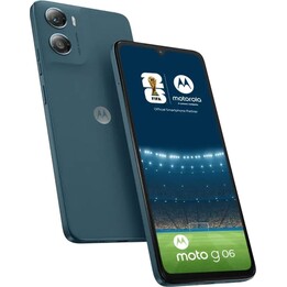 Motorola Moto G06, 4GB 64GB, tela de 6,88 polegadas, 5200mAh, tapeçaria azul