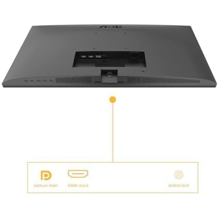 Monitor UHD de 27 polegadas AOC U27B3A, 60 Hz, painel IPS, 4 ms GtG, sincronização adaptativa, HDR10, alto-falantes