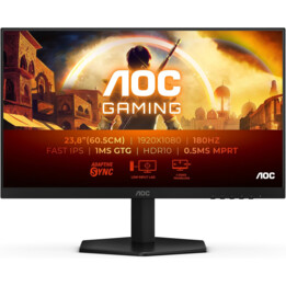 AOC 24G42E Monitor Gaming 24" FHD, 180 Hz, Fast IPS, 1 ms GtG, HDR10, Adaptive Sync.