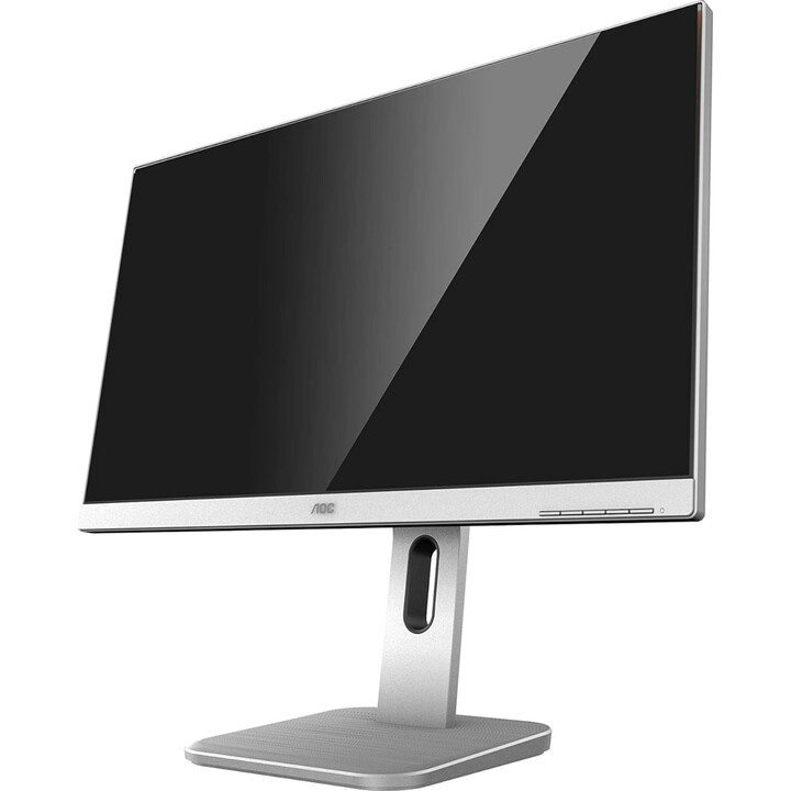 Monitor FHD AOC 24P1/GR da 24 pollici, 60 Hz, IPS, 5 ms GtG, altezza regolabile, altoparlanti, grigio