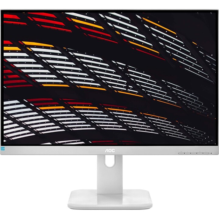 Moniteur AOC 24P1/GR 24 pouces FHD, 60 Hz, IPS, 5 ms GtG, réglable en hauteur, haut-parleurs, gris