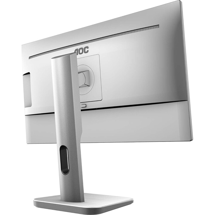 Monitor FHD AOC 24P1/GR da 24 pollici, 60 Hz, IPS, 5 ms GtG, altezza regolabile, altoparlanti, grigio