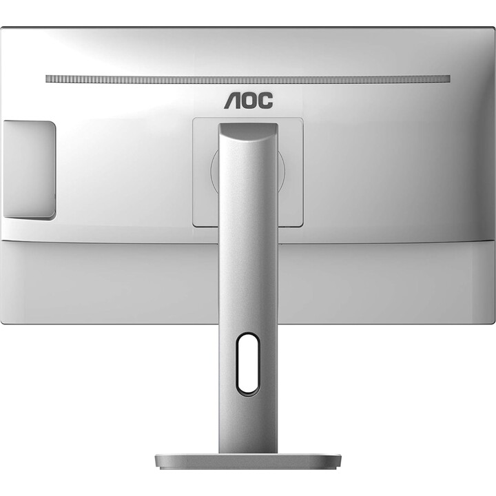 Monitor FHD AOC 24P1/GR da 24 pollici, 60 Hz, IPS, 5 ms GtG, altezza regolabile, altoparlanti, grigio