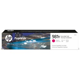 HP 981Y L0R14A, Magenta, Tinteiro Original PageWide de Alta Capacidade, 16.000 páginas