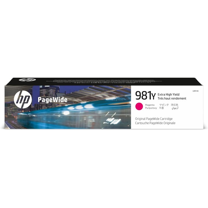 HP 981Y L0R14A, Magenta, Original PageWide High Capacity Ink Cartridge, 16,000 pages