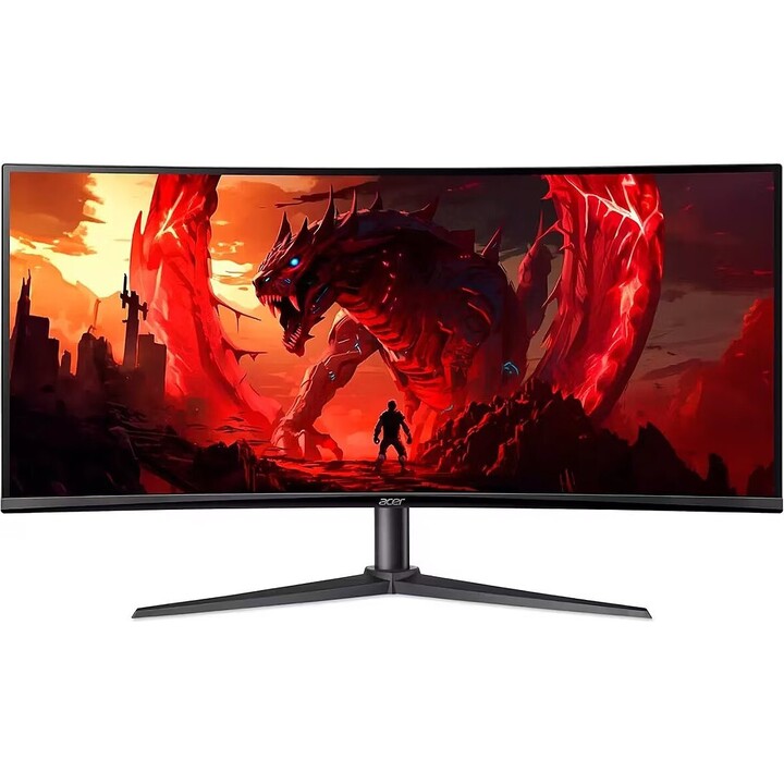 Monitor LCD|ACER|Nitro ED340CUJ0bmiipx|34"|Juegos/21:9|Panel VA|3440x1440|21:9|120 Hz|1 ms|Altavoces|Altura ajustable|UM.CE