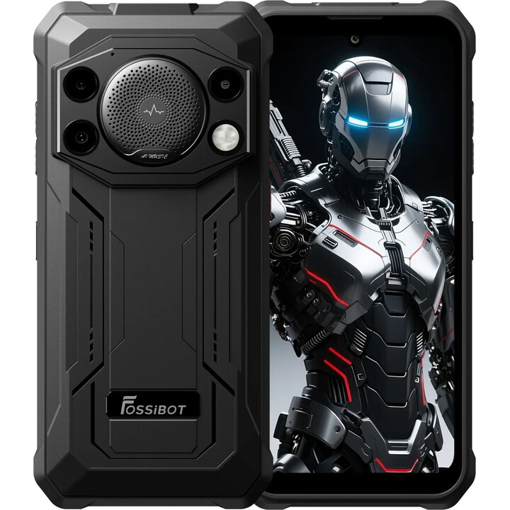 Fossibot F110 Pro 5G, 8 Go 128 Go, 6,745 HD+ LCD IPS, 11 000 mAh, noir