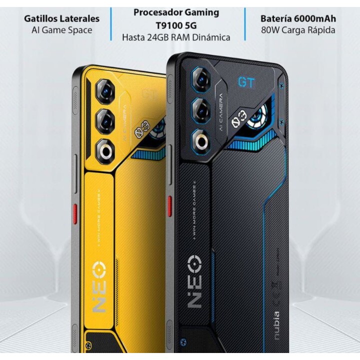 Nubia Neo 3 GT 5G, 12GB 256GB, 6.8 OLED FHD+, 5000mAh, Gaming Master Suit Yellow