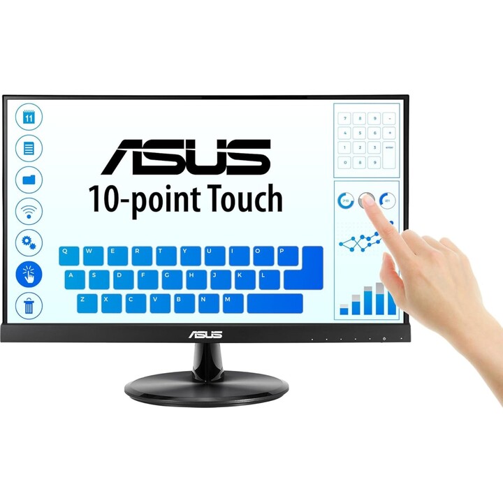 Monitor touch ASUS VT229H da 21,5 pollici 1080P IPS Eye Care a 10 punti con HDMI