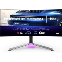 Monitor da gioco curvo AOC AGON PRO PD34 da 86,36 cm (34")
