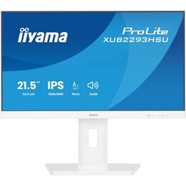 Iyama Prolite Monitor, 21.5 Pulagads, 54.5 Cm, Ips Panel Technology Led, 1920x1080, 100 Hz, Matte White